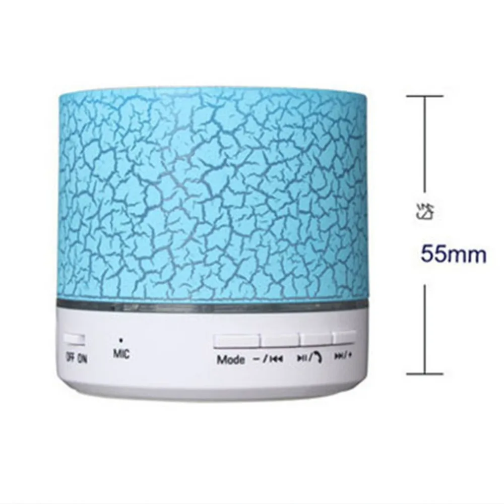 Новый светодиодный мини Bluetooth Динамик A9 TF USB FM Беспроводной Портативный музыка