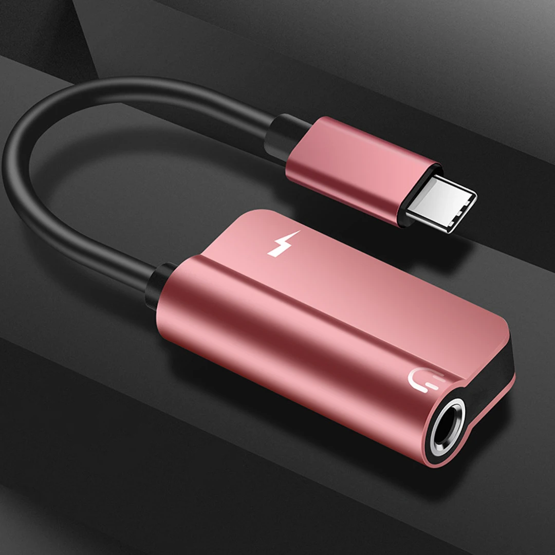 Usb type-C адаптер для 3,5 мм разъем для наушников аудио конвертер для наушников Aux type-C зарядный сплиттер кабели для huawei P30 Adaptador