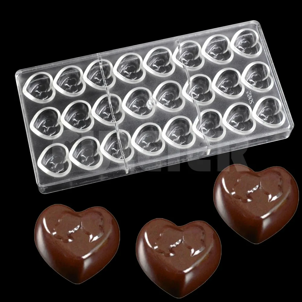 

Формы для выпечки в форме сердца шоколад поликарбонатная форма, День Святого Валентина форма шоколада, выпечка Свадебный торт форма для изготовления конфет