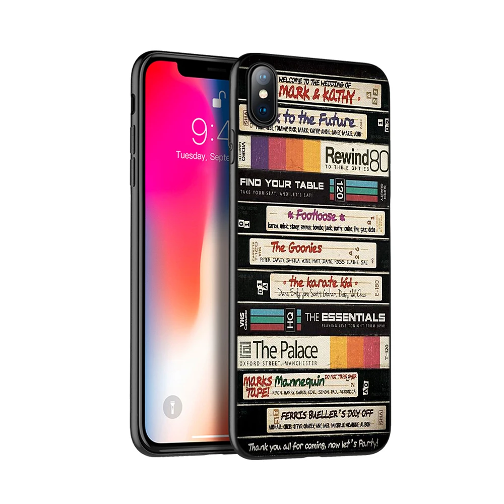 17000 Черный чехол ТПУ для iphone 5 5s se 6 6s 7 8 plus x 10 чехол силиконовый чехол для iphone XR XS MAX чехол Ретро Классический кассета - Цвет: 17000