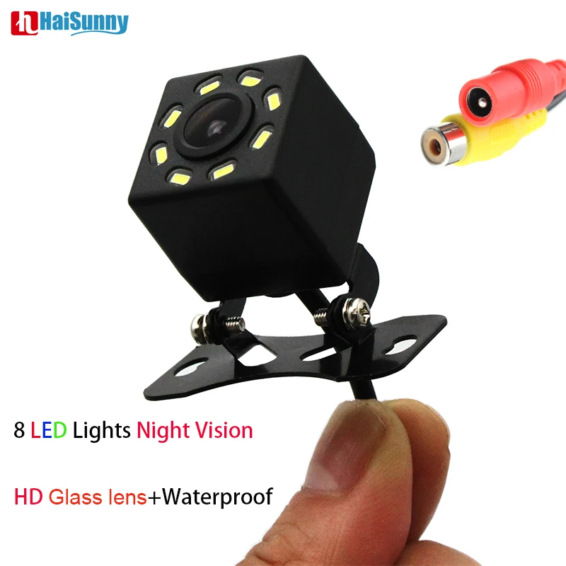 

HaiSunny 8 LED Night Vision Waterproof Car Rear View Camera for Car Parking Assistance