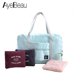 Большая сумка для путешествий на ночь, выходной, ручной чемодан, Спортивная нейлоновая Складная Женская дорожная сумка, Женская вместительная сумка для кабины