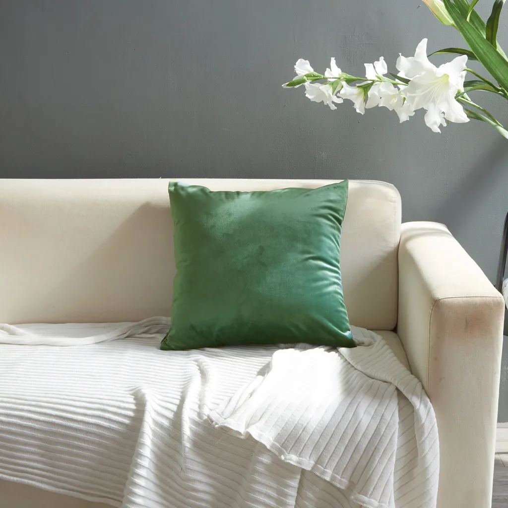 Бархатная наволочка для диванной подушки 1 шт. Наволочка на талию новый домашний