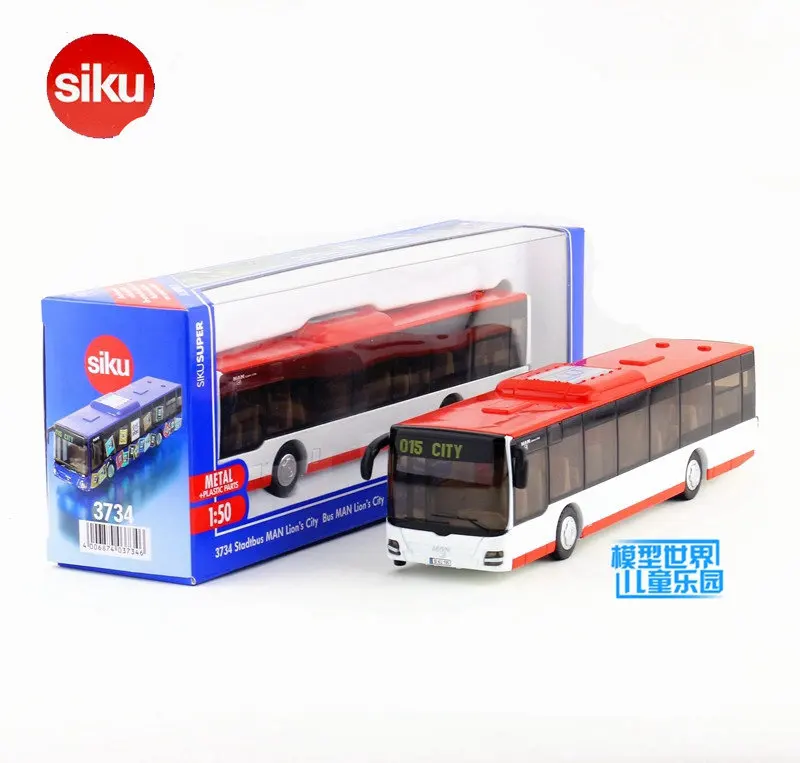 /Siku 3734 игрушка/литая под давлением металлическая модель/1:50 Масштаб/большой человек Львиный городской автобус автомобиль/образовательная Коллекция/подарок для ребенка