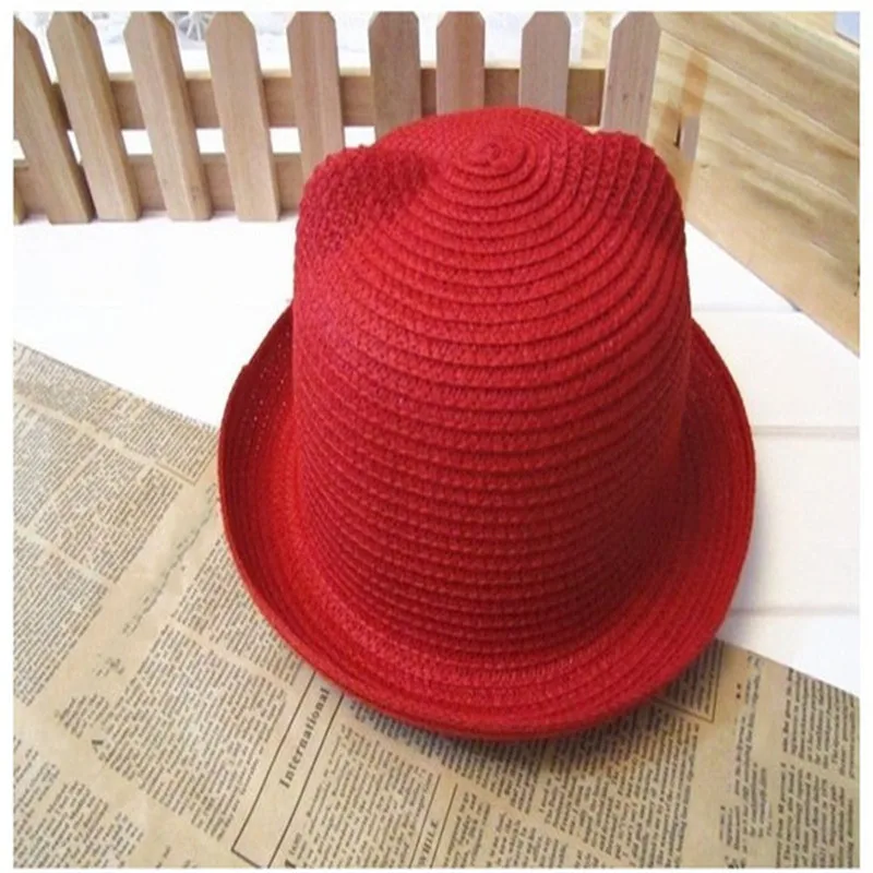 Summer Baby Bucket Cap Children Breathable Mut Strawn Bonnet Kids Boy Girl Hat baby beanie girls boys hats | Детская одежда и