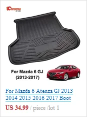 Для Mazda 6 Atenza GJ 2013 хромированный передний противотуманный светильник, противотуманный светильник, накладка на лампу, украшение для автомобиля