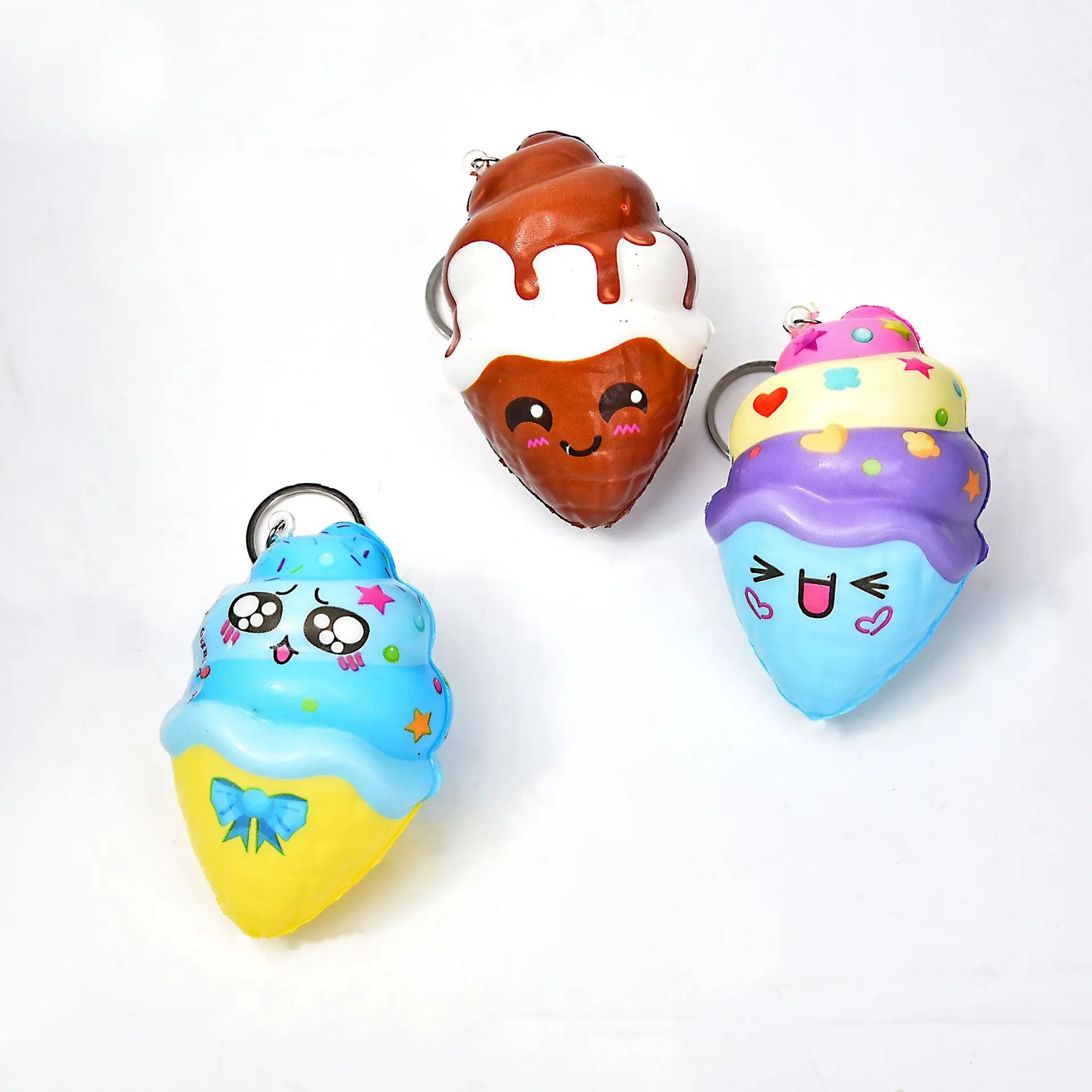 Kawaii мягкий брелок для пончиков мороженое медленное восстановление мягкое