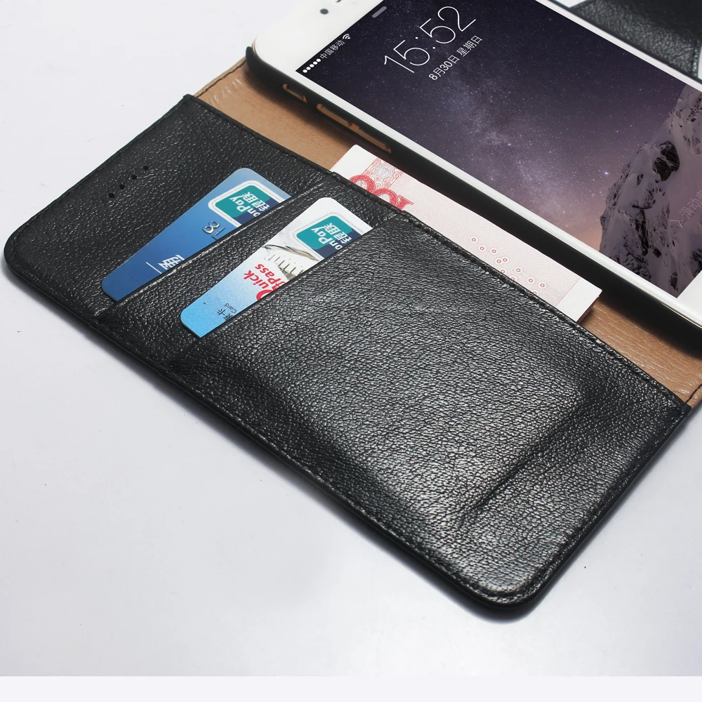 CYBORIS Роскошный деловой Топ Як из натуральной кожи флип чехол для Apple iPhone6 6PLUS