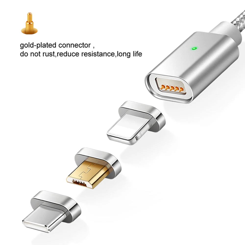 Быстрый Магнитный Usb кабель Micro usb type C зарядное устройство для IPhone XS X XR 8 7 samsung S8