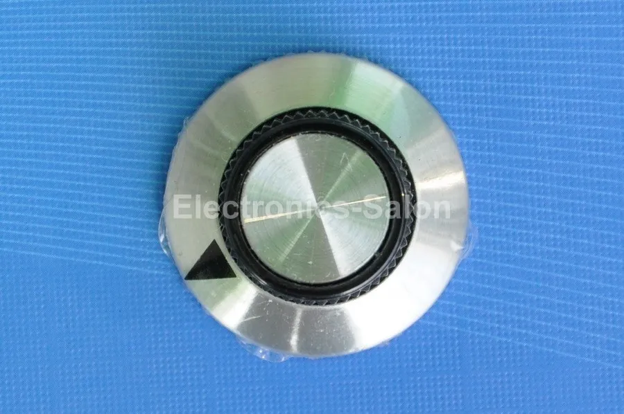 25 шт./лот) ручки, OD-0,9" H-0.56" Вал 1/", KNOB-D01, для радио/аудио ветчины