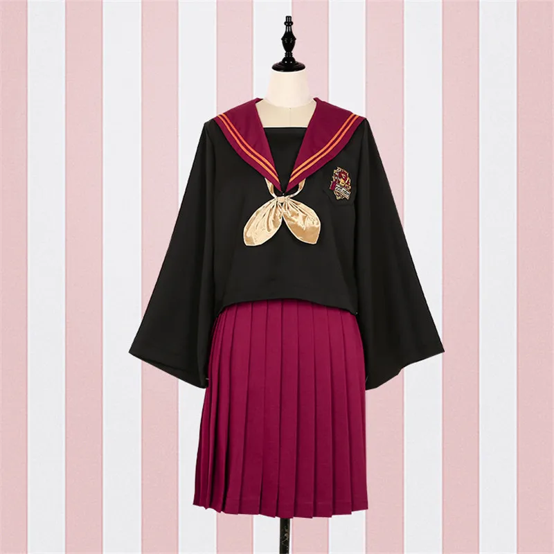 Movie &amp TV Spring and Autumn Long Sleeves Harry Porter Hogwarts School of Witchcraft Wizardry Uniform Women Wizard Sets | Тематическая