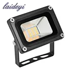 12 шт. новинка 10 Вт 12 В Светодиодный прожектор s Точечный светильник светодиодный поисковый светильник наружная лампа 12 В холодный белый прожексветильник для сада улицы площади