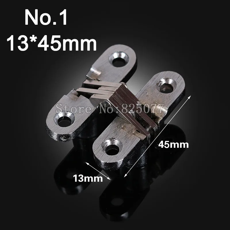1 шт. Скрытая петли Размер 34 x140mm подшипник 60 кг невидимый скрытый крест со стеклянными дверцами Петля из нержавеющей стали для складных дверей KF1064