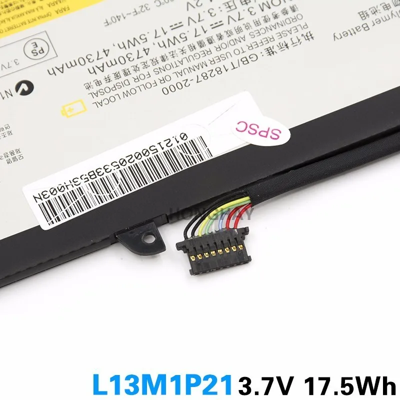 Оригинальный планшетный аккумулятор Honghay L13M1P21 для Lenovo Miix 2 8-дюймовый ПК L13L1P21 3 7 В 17
