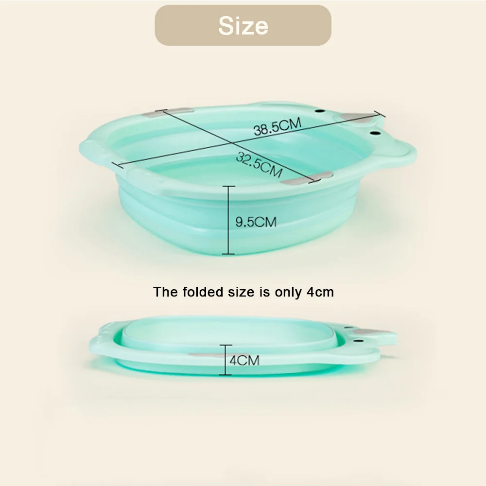 2018 Новый Портативный складная детская Небольшая Ванна умывальник ребенок