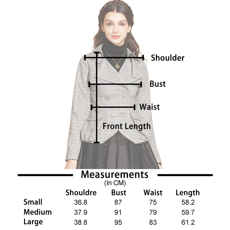 ARTKA/2018 осенне-зимнее винтажное короткое пальто в черно-белую клетку с отложным
