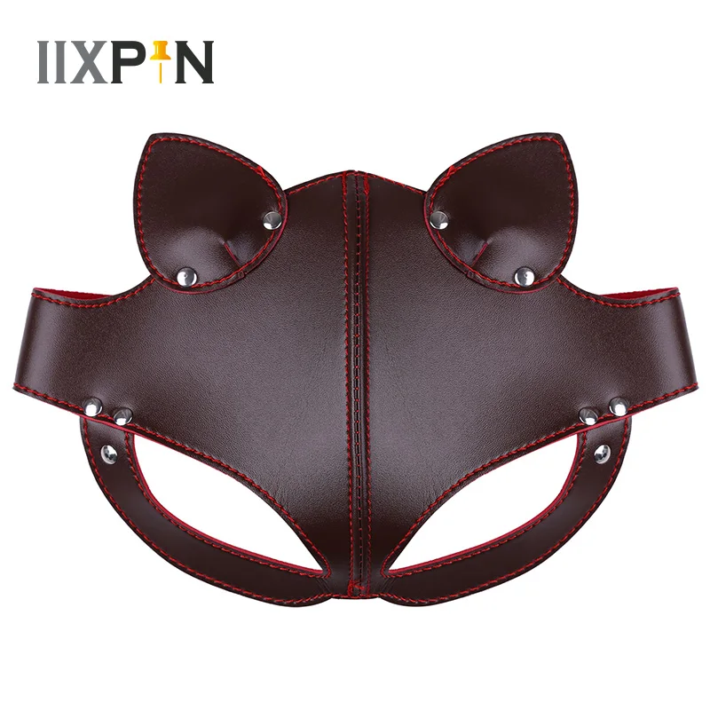 IIXPIN костюмы с масками из искусственной кожи сексуальная маска для лица