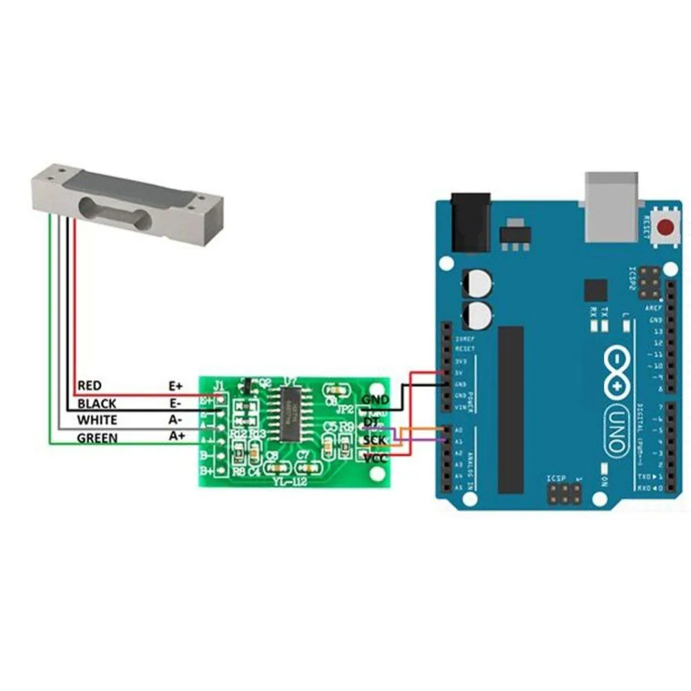 Aokin HX711 сигнальные датчики взвешивания 24 битный модуль AD аналоговый и цифровой