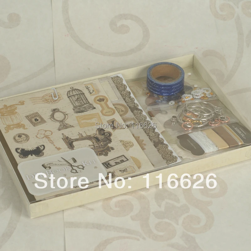 Фотоальбом ручной работы в старинном стиле 6 дюймов | Дом и сад