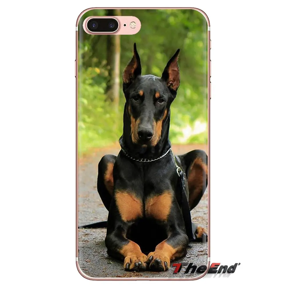 Прозрачные мягкие чехлы для iPod Touch Apple iPhone 4 4S 5 5S SE 5C 6 6S 7 8 X XR XS Plus MAX Pinscher собака