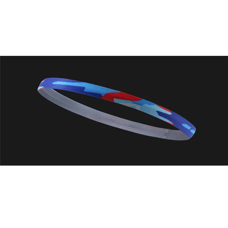 02 Спортивные резинки Sweatband абсорбент лента для волос для йоги Бег на открытом воздухе Фитнес крутая бандана анти пот лента для волос головная повязка с принтом - Цвет: 02