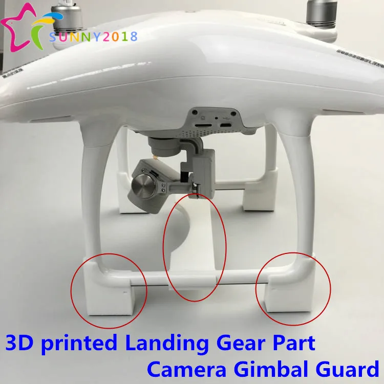 Новейшее 3D печатное шасси деталь удлинение Шасси рамка и Карданная Защита камеры