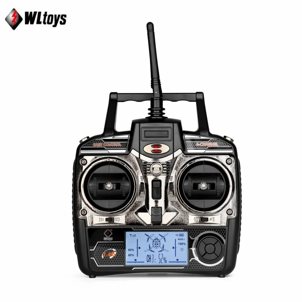 Wltoys V913 RC вертолет 2 4 г 4CH одно лезвие Встроенный гироскоп супер стабильный полет