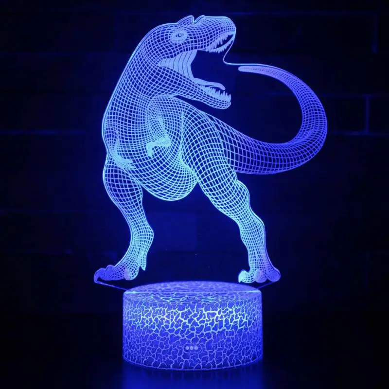 Настольные 3d лампы с дистанционным сенсорным выключателем светильник рисунком