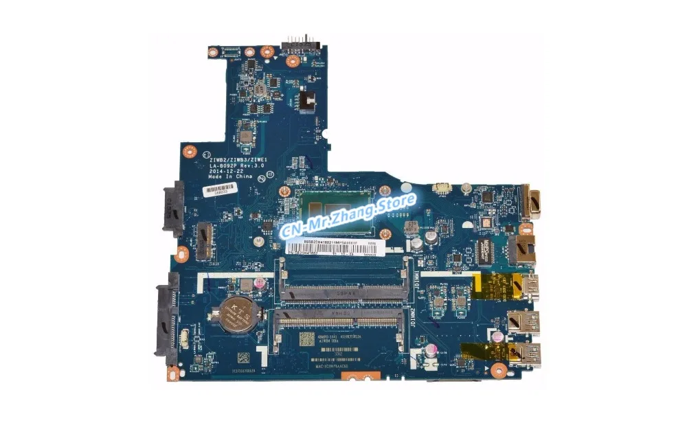 

SHELI FOR Lenovo B40-80 Laptop Motherboard W/ I5-5200U CPU ZIWB2-ZIWB3-ZIWE1 5B20H41682 LA-B092P DDR3L