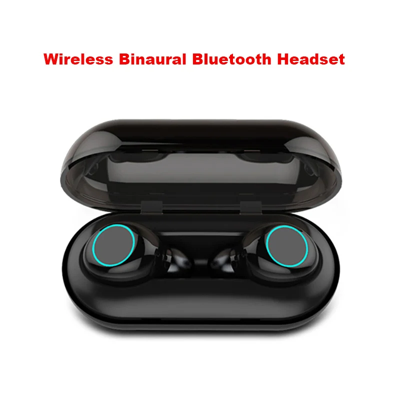 Беспроводные наушники, bluetooth-гарнитура с сенсорным управлением, шумоподавление IPX 7, водонепроницаемые стерео наушники-вкладыши для Xiaomi iPhone