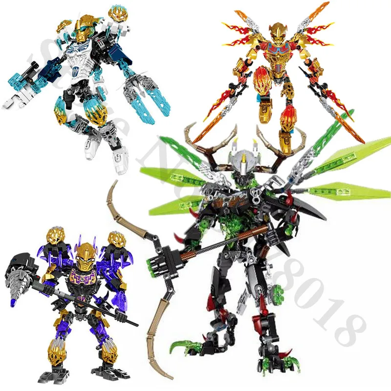 BIONICLE Tahu Ikir фигурки строительные блоки игрушки совместимы с Lepining подарок|Блочные