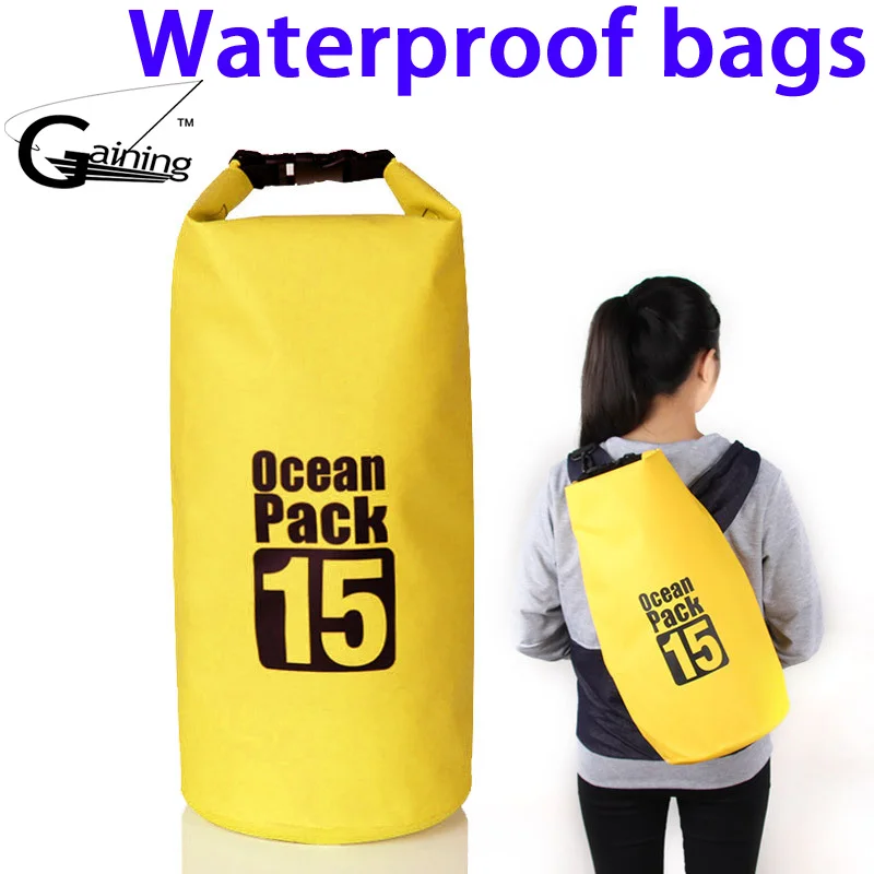 Ocean пакет на открытом воздухе дрейфующие Водонепроницаемый сумки 10L пляж ведро