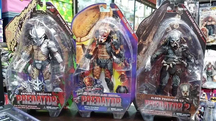 3 шт. Научно-Фантастического Фильма Enforcer Конечной Чужеродных Hunter Старший V2 NECA