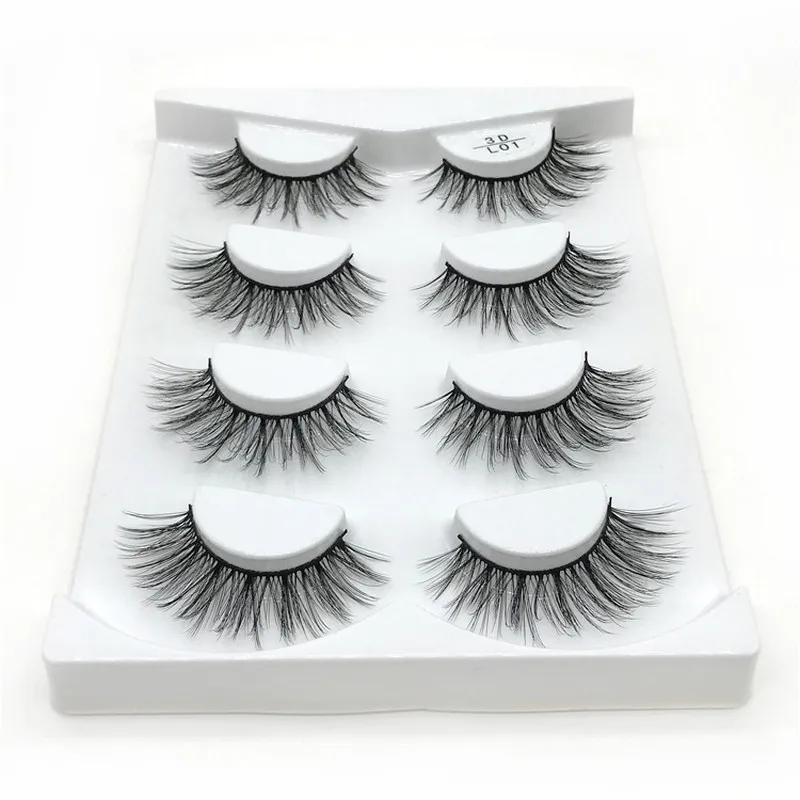 

40 pairs natural false eyelashes fake lashes long makeup 3d mink lashes eyelash extension mink eyelashes for beauty