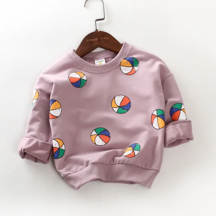 Футболка для девочек новинка 2017 весенний Топ маленьких мальчиков свитшот