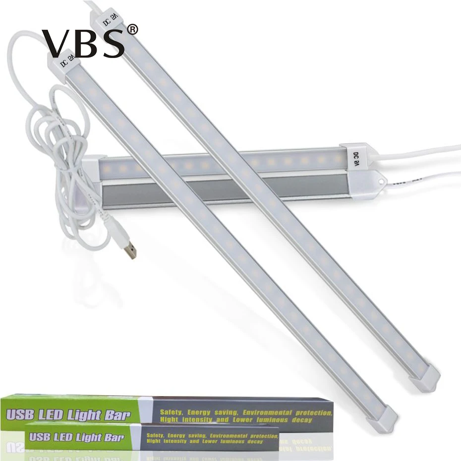 Светодиодный светильник SMD 5 В 2835 48 74 дюймов 18/35 см USB светодиодный жесткий