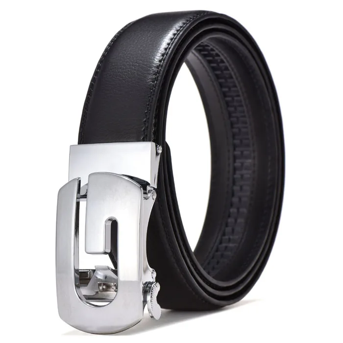 black silver Дизайнерские мужские ремни, высокое качество, серебро, золото, G ремень, мужской ремень из натуральной кожи, роскошный известный бренд, свадебные джинсы, синяя корова - Цвет: black silver