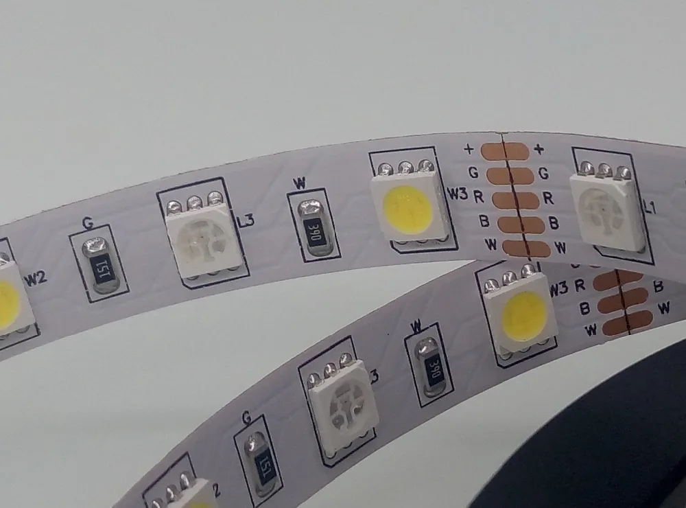 5 м ~ 15 5050SMD rgbw rgbww Светодиодная лента + черная светодиодная Сенсорная панель