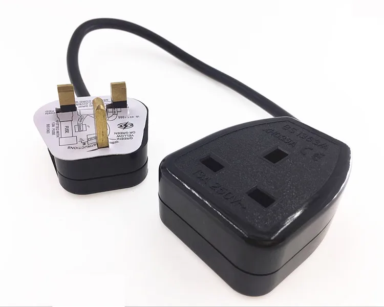 Удлинительный шнур британского стандарта штекер IEC UK 3Pin для кабеля адаптера