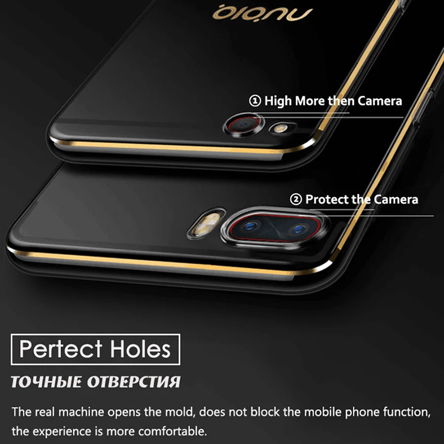 Прозрачный мягкий чехол из ТПУ для zte Red Magic Nubia Z18 Z17 Z11 Max Mini MiniS N2 N3 M2 Lite V18 Z17s ультратонкий защитный чехол