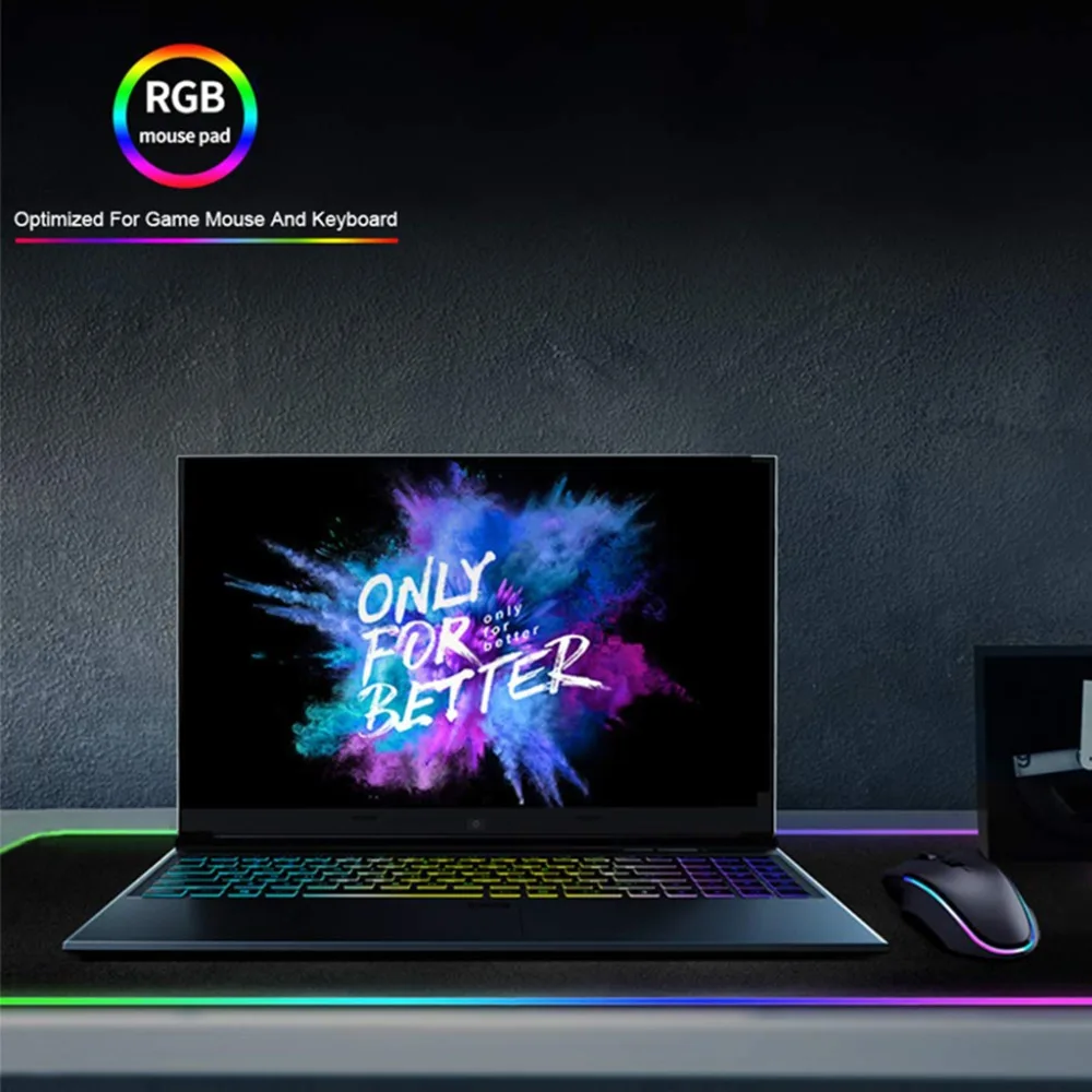 Цветной светящийся коврик для мыши RGB 7 светодиодный Коврик Для Мыши ПК ноутбука