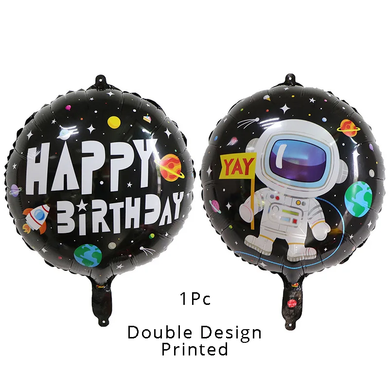 1pc balloon 1 WEIGAO космические вечерние космонавты и ракеты корабль тема фольгированные шары Галактика/Солнечная система вечерние праздничные принадлежности для мальчиков на день рождения - Цвет: 1pc balloon 1