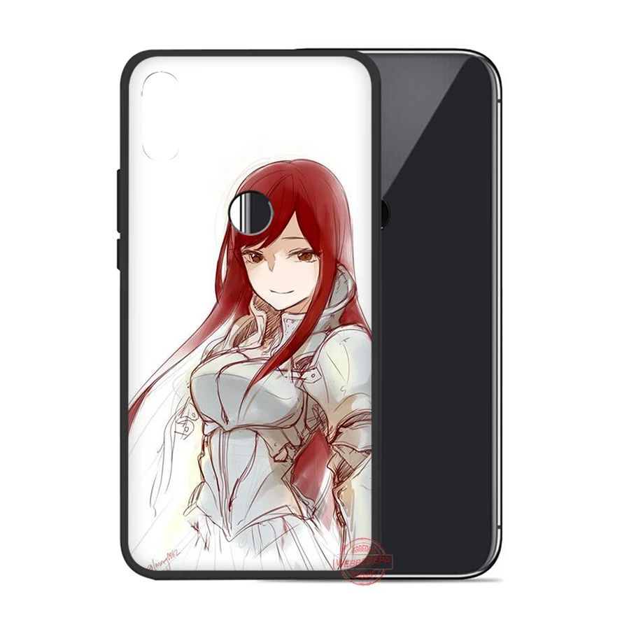Мягкий чехол WEBBEDEPP Erza Scarlet Fairy Tail для Huawei P8 P9 P10 P20 P30 Lite Pro 2017 2018 2019 | Мобильные