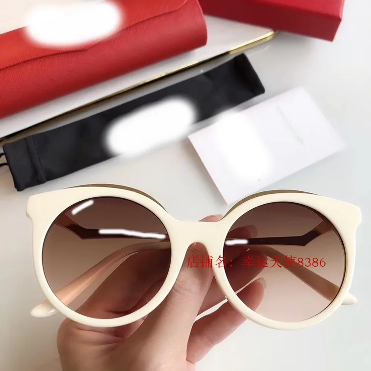 luxury Runway sunglasses women brand designer sun glasses for women Carter glasses B07165 - Цвет линз: 2