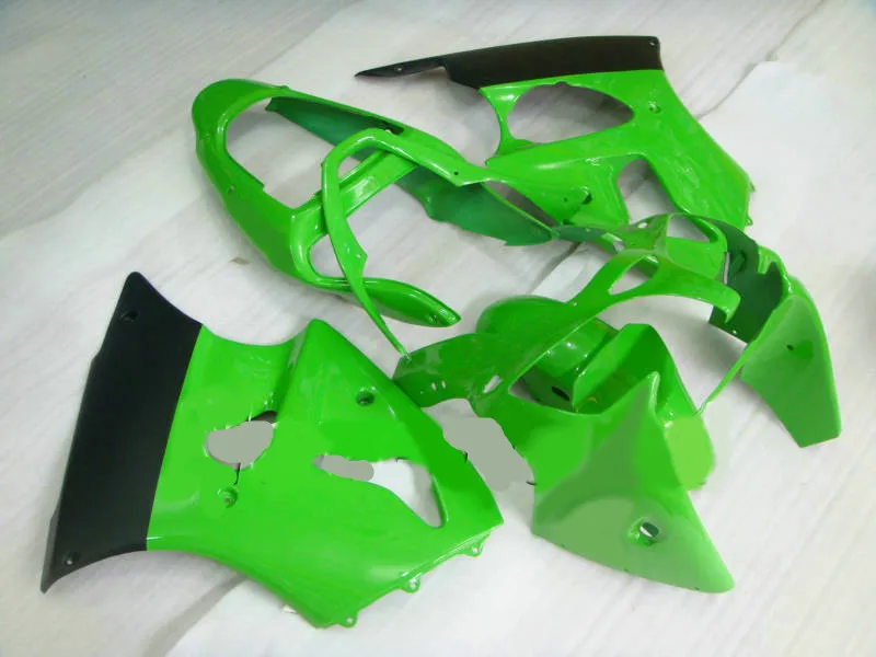 Набор обтекателей мотоцикла для KAWASAKI Ninja ZX6R 636 00 01 02 ZX 6R 2000 2001 2002 ABS Cool green Обтекатели