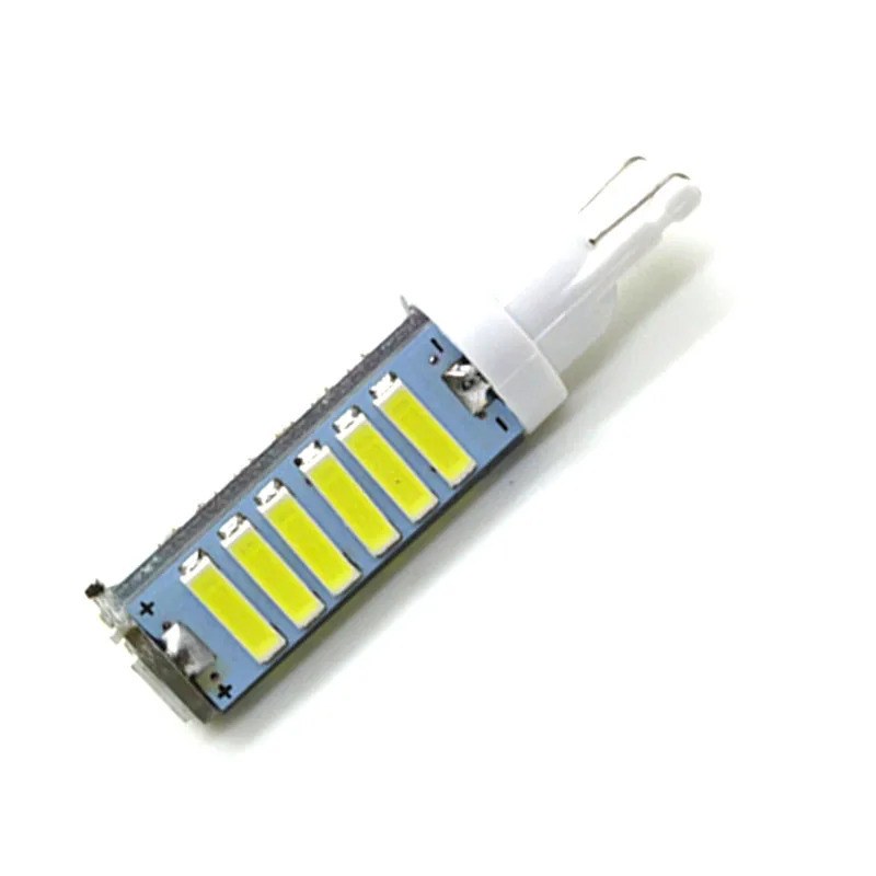 Супер Яркий длинный T10 W5W 20 SMD 7020 светодиодный светильник ксеноновый белый 7014