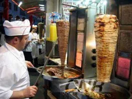 Газовый Донер кебаб машина из нержавеющей стали Машина для приготовления