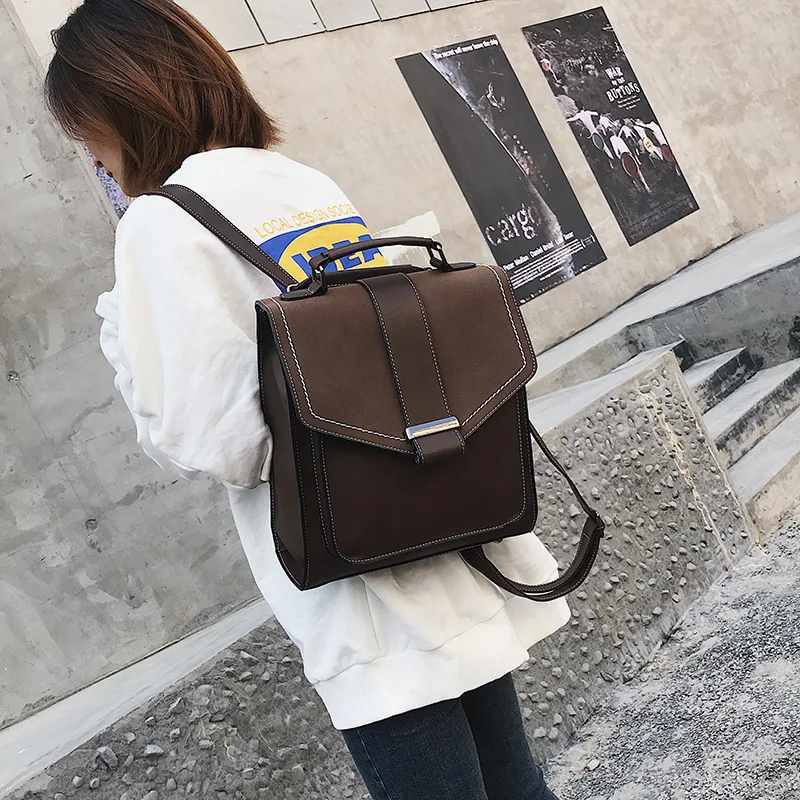 Новый для женщин кожаный рюкзак Mochila Feminina Большой Школьный девочки подростка