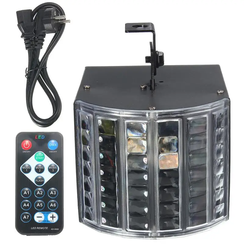 Беспроводной удаленный светодиодный сценический прожектор 18 Вт RGB Flat Par DMX512