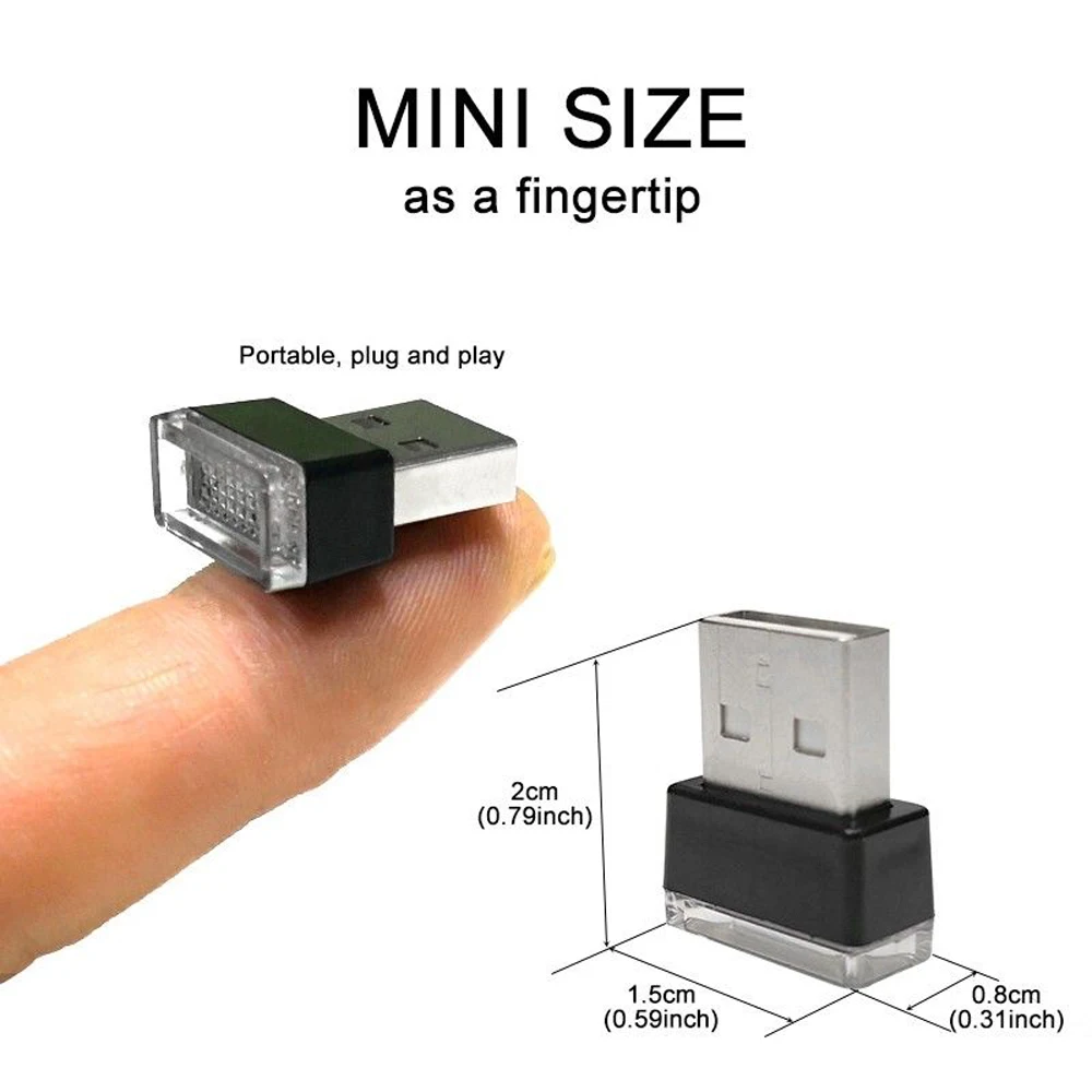 Multifunction USB LED Atmosphere Lights Decorative Lamp Emergency Lighting Universal PC Portable Plug and Play | Лампы и освещение